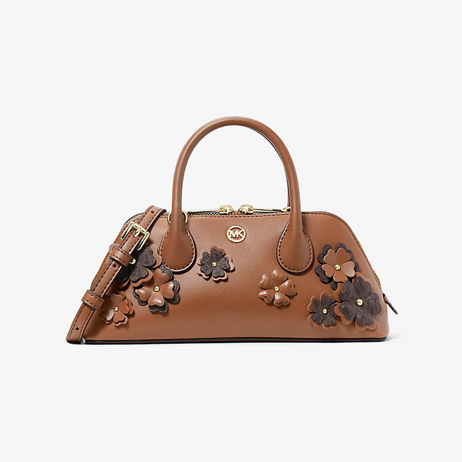 Petra Small Signature Logo Floral Embellished Crossbody Bag