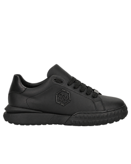 Philipp Plein hexagon-logo leather sneakers
