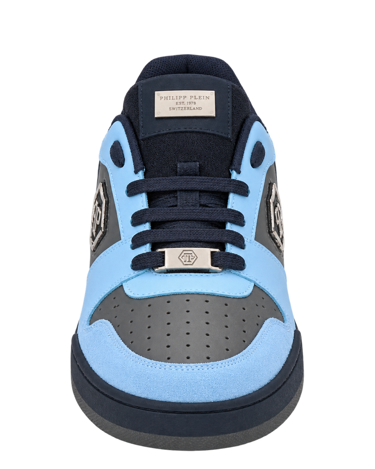 Philipp Plein P-Force 78 logo-plaque leather sneakers