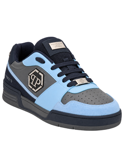 Philipp Plein P-Force 78 logo-plaque leather sneakers
