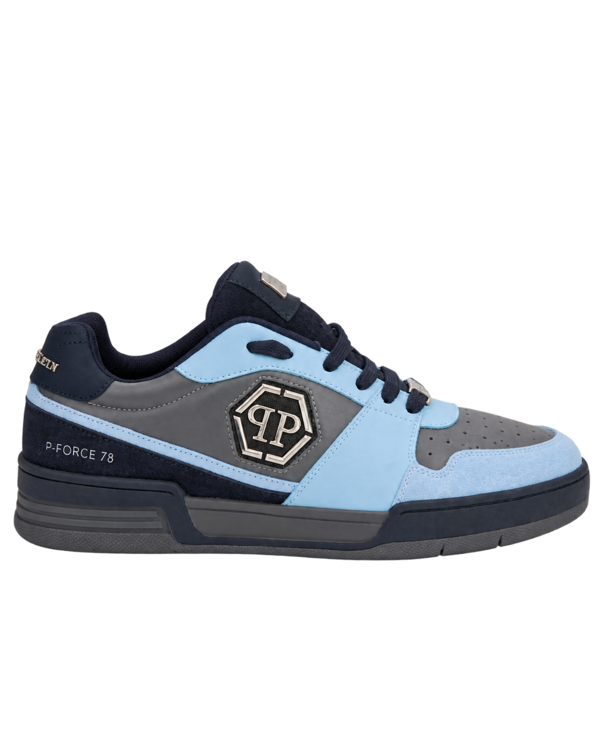 Philipp Plein P-Force 78 logo-plaque leather sneakers