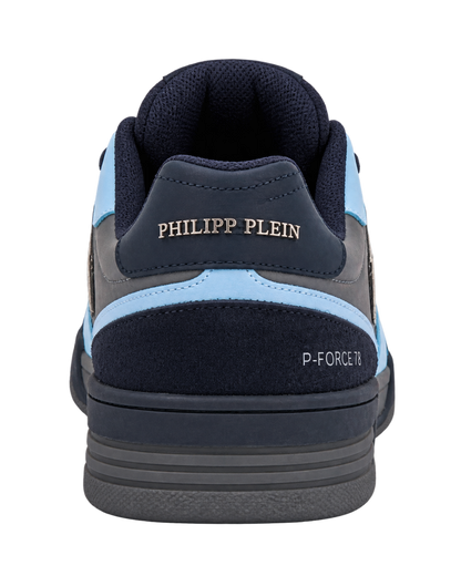 Philipp Plein P-Force 78 logo-plaque leather sneakers