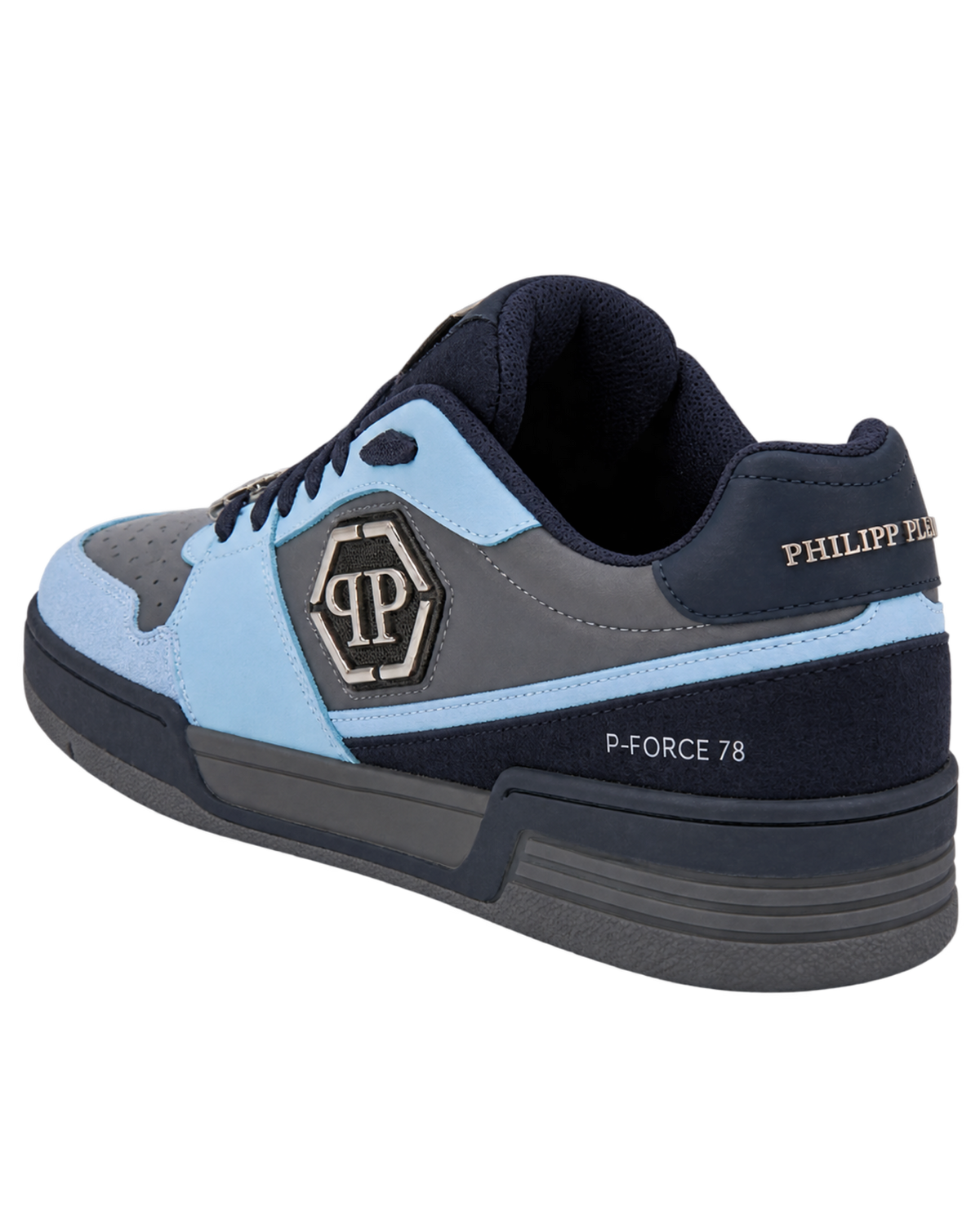 Philipp Plein P-Force 78 logo-plaque leather sneakers