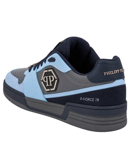 Philipp Plein P-Force 78 logo-plaque leather sneakers