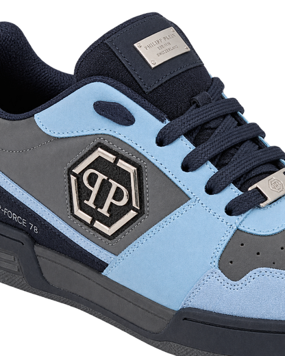 Philipp Plein P-Force 78 logo-plaque leather sneakers