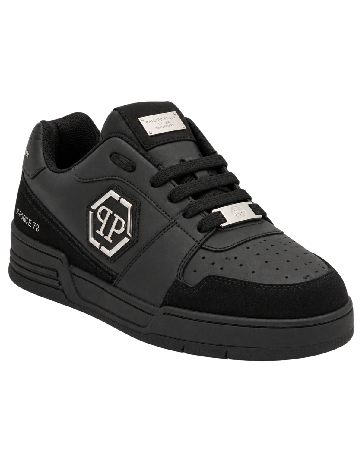 Philipp Plein P-Force leather sneakers