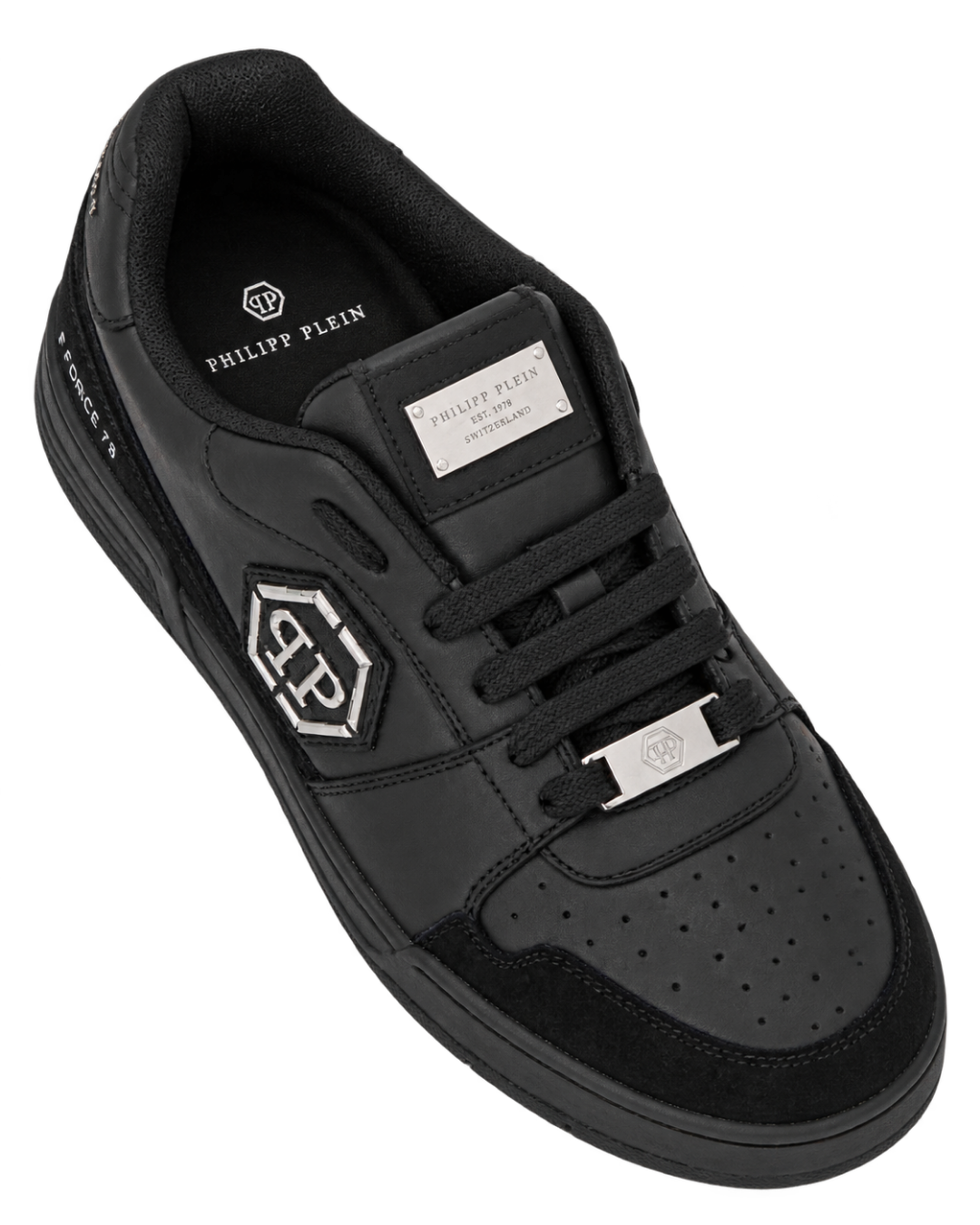 Philipp Plein P-Force leather sneakers