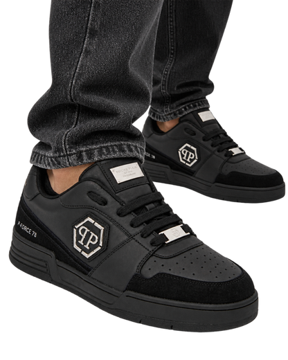 Philipp Plein P-Force leather sneakers