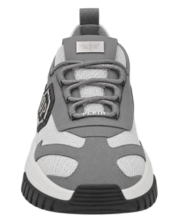 Philipp Plein predator logo-plaque trainers