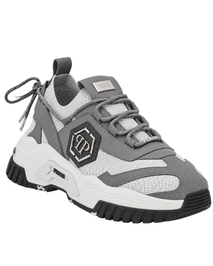 Philipp Plein predator logo-plaque trainers