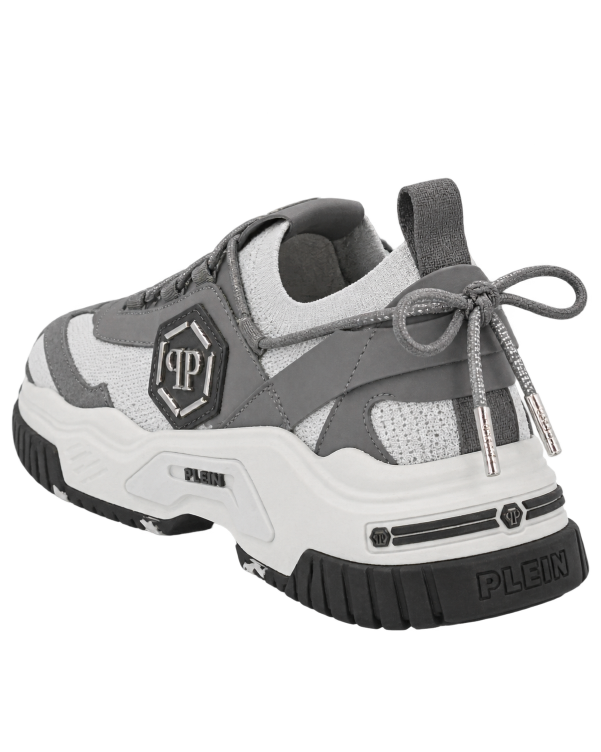 Philipp Plein predator logo-plaque trainers