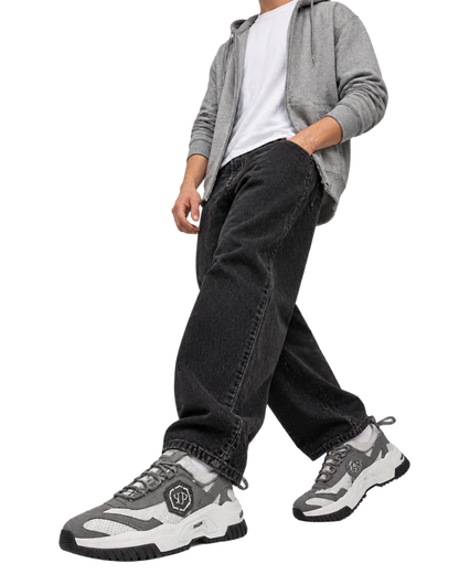 Philipp Plein predator logo-plaque trainers