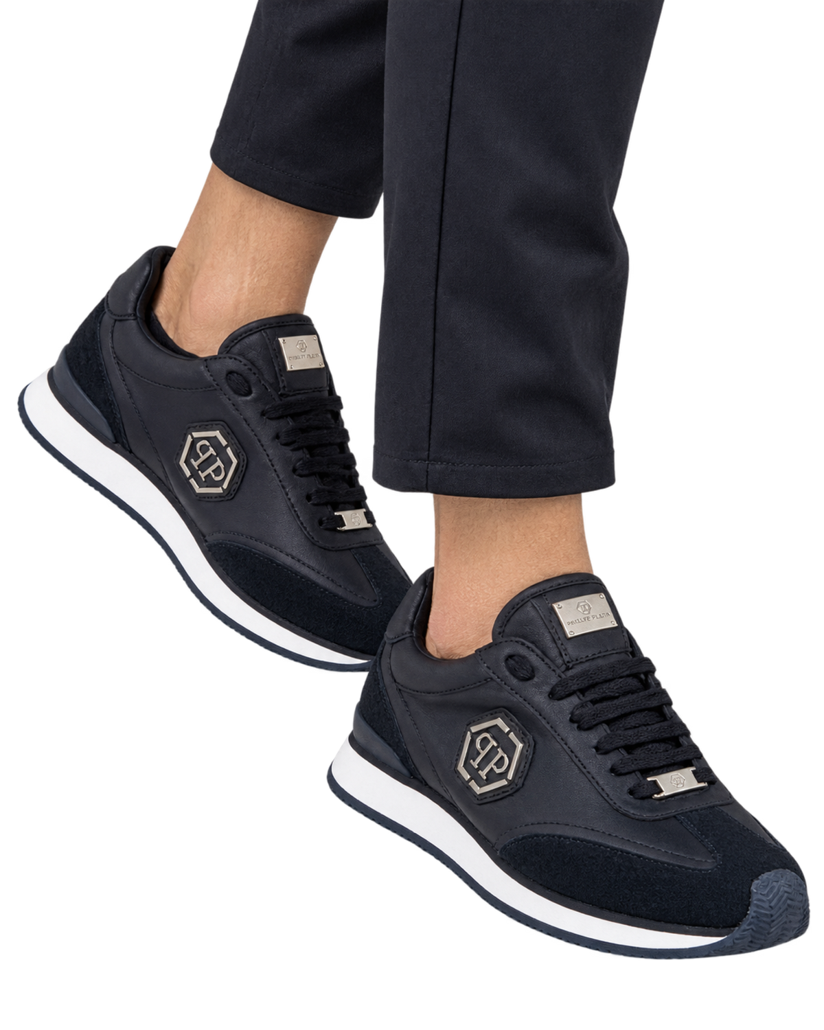 Philipp Plein Runner Hexagon Patch sneakers