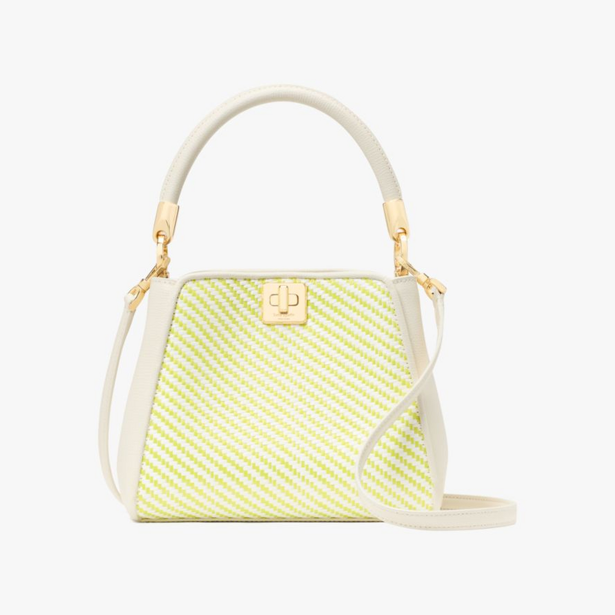 Phoebe Straw Small Top Handle Bag