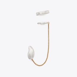 Pierced Chain Ear Cuff