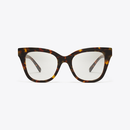 Pierced Oversized Cat-Eye Eyeglasses