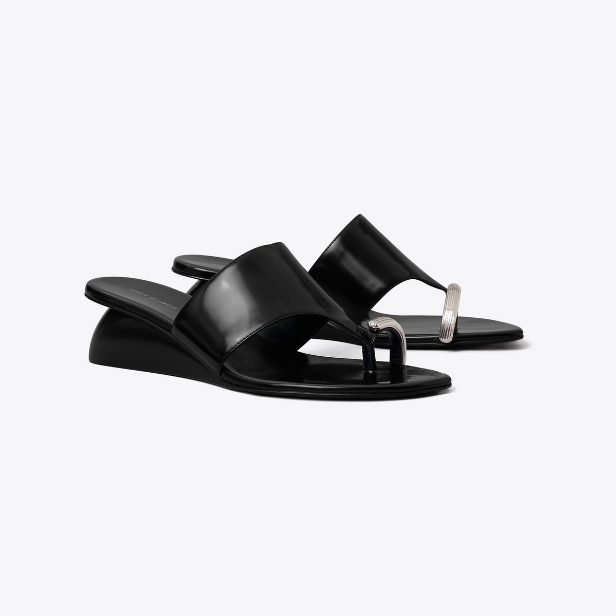 Pierced Wedge Sandal