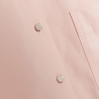 Pink Cinch Back Shirt