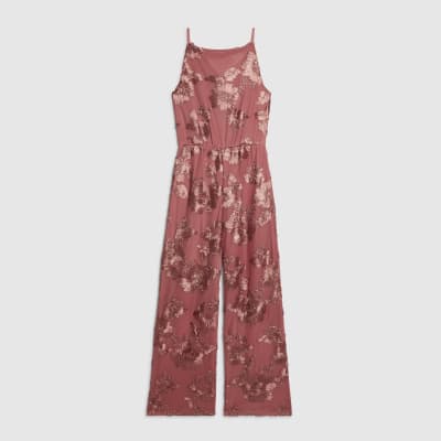 Pink Cornelli Halter Jumpsuit