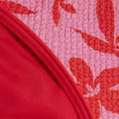 Pink floral High Rise bikini bottoms