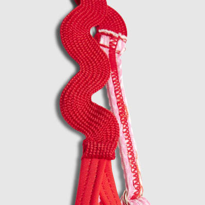 Pink floral printed swimsuit