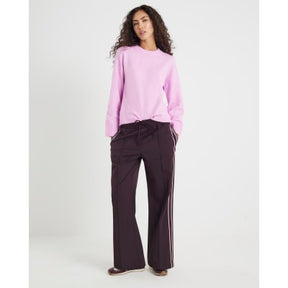 Pink Knitted Crew Neck Jumper