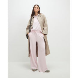 Pink Premium Drawstring Wide Leg Joggers