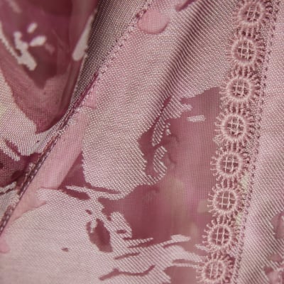 Pink Premium Sheer Floral Print Shirt