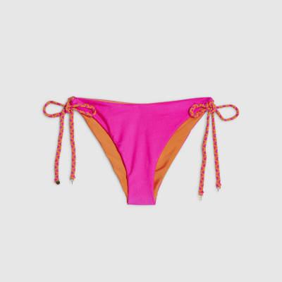 Pink Reversible Bikini Bottoms