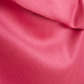 Pink Satin One Shoulder Top