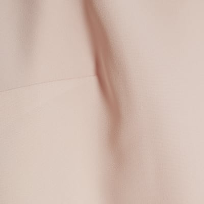 Pink Scallop Trim Tank Top