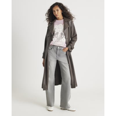 Pink Short Sleeve Diamante Skull T-shirt