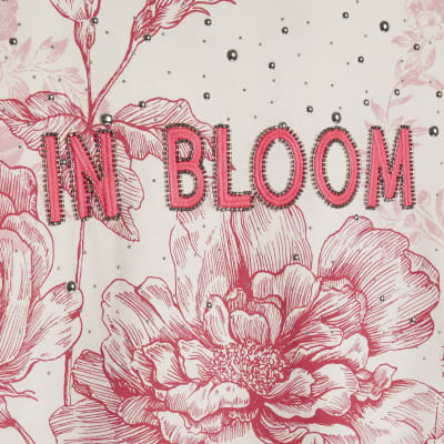 Pink Short Sleeve In Bloom T-shirt