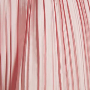 Pink Short Sleeve Pleated Hybrid T-shirt