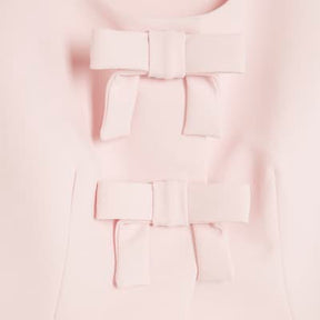 Pink Sleeveless Bow Top