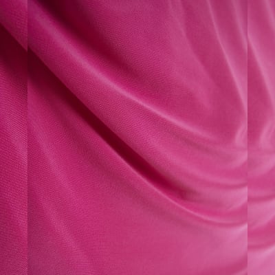 Pink Sleeveless Gold Trim Bandeau Bodysuit