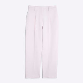 Pink Tapered Straight Leg Trousers