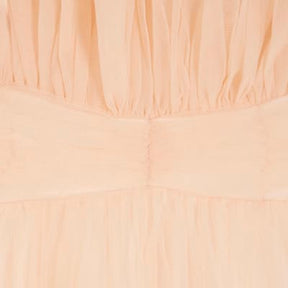 Pink Tulle Bandeau Mini Dress