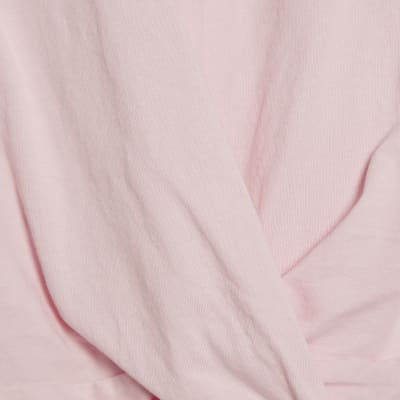 Pink Twist Front T-Shirt