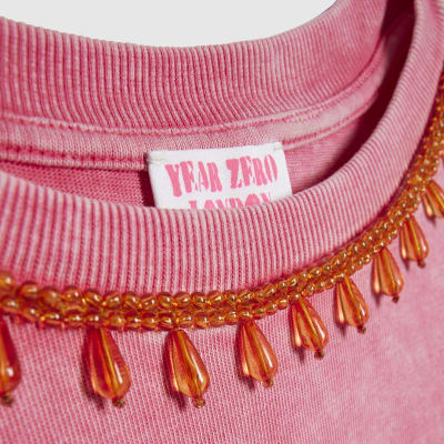 Pink Year Zero Embellished T-Shirt