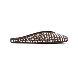 Pippa Brown Studded Suede