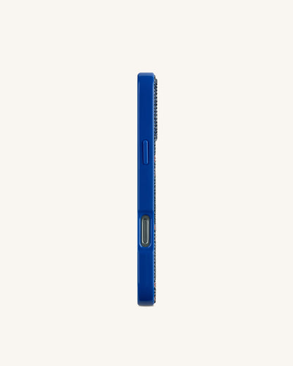 Starfish Rhinestone Phone Case - Blue