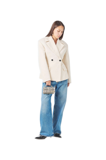 Plain Leather Le Bambino Crossbody Bag