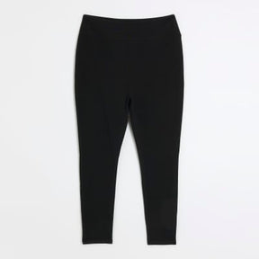 Plus black high waisted leggings