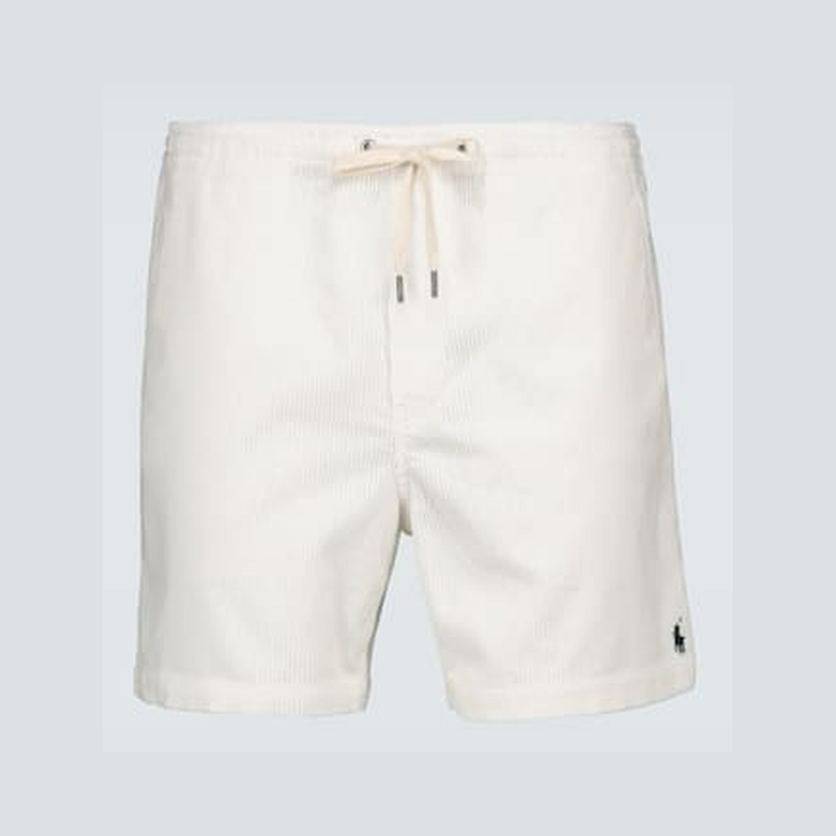 Corduroy drawstring shorts