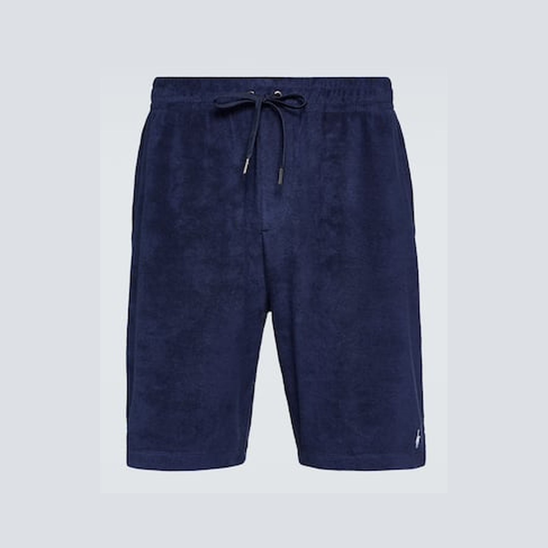 Cotton-blend terry shorts