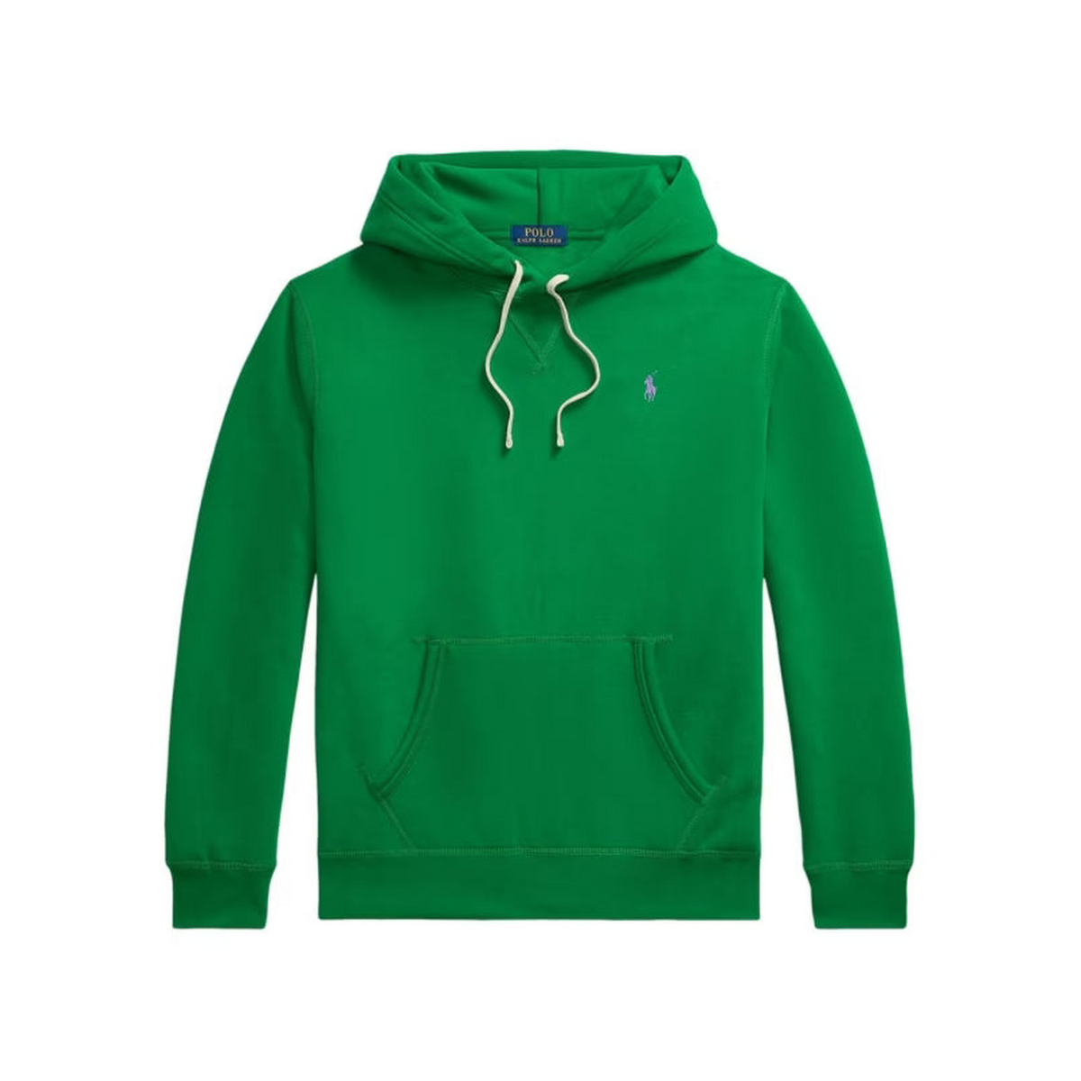 Polo Ralph Lauren Green Hooded Sweater with Logo Embroidery