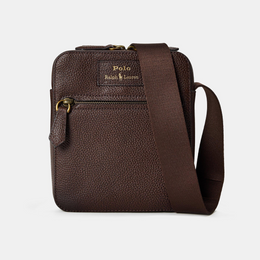 Men's Pebble Leather Cross Body Bag
