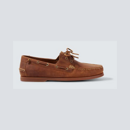 Merton leather boat shoes