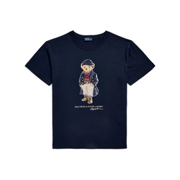 Polo Bear Logo Cotton Jersey T-Shirt